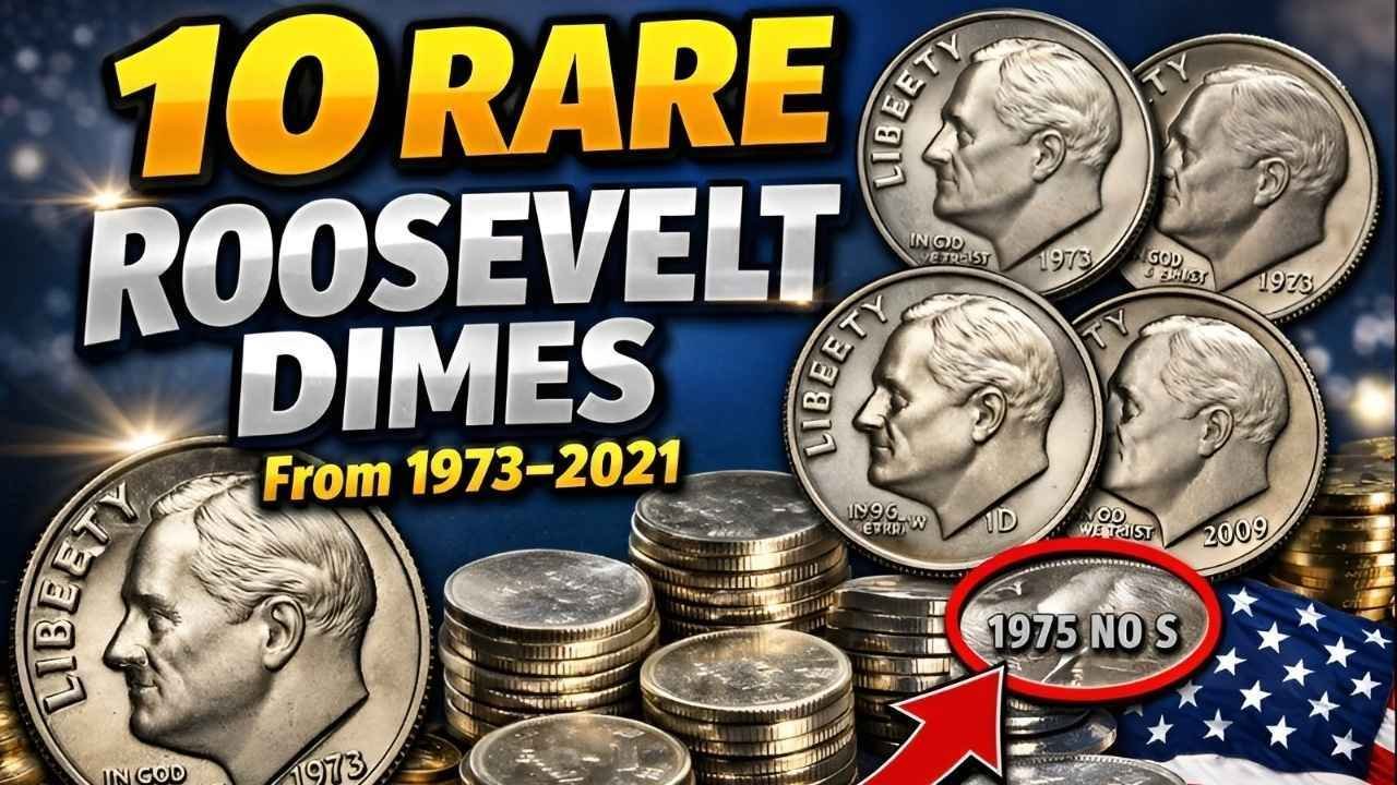 10 Rare Roosevelt Dimes from 1973 to 2021 That May Boost Your Coin Collection