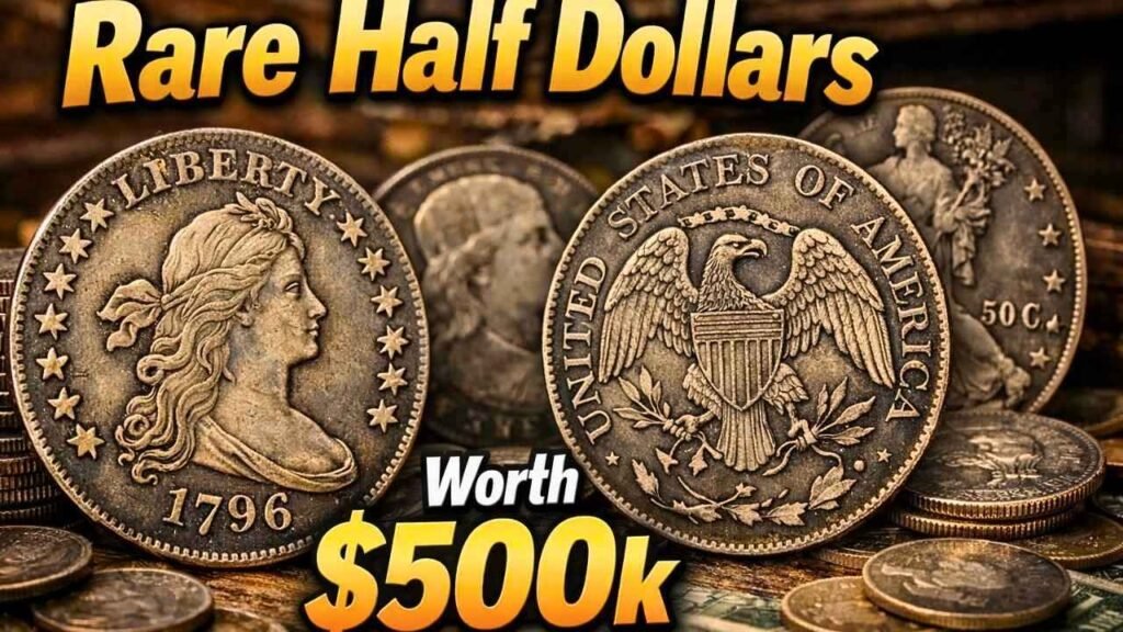Top 5 Rare Half Dollars Worth $500,000 in 2026 Complete Value Guide for Coin Collectors and Enthusiasts