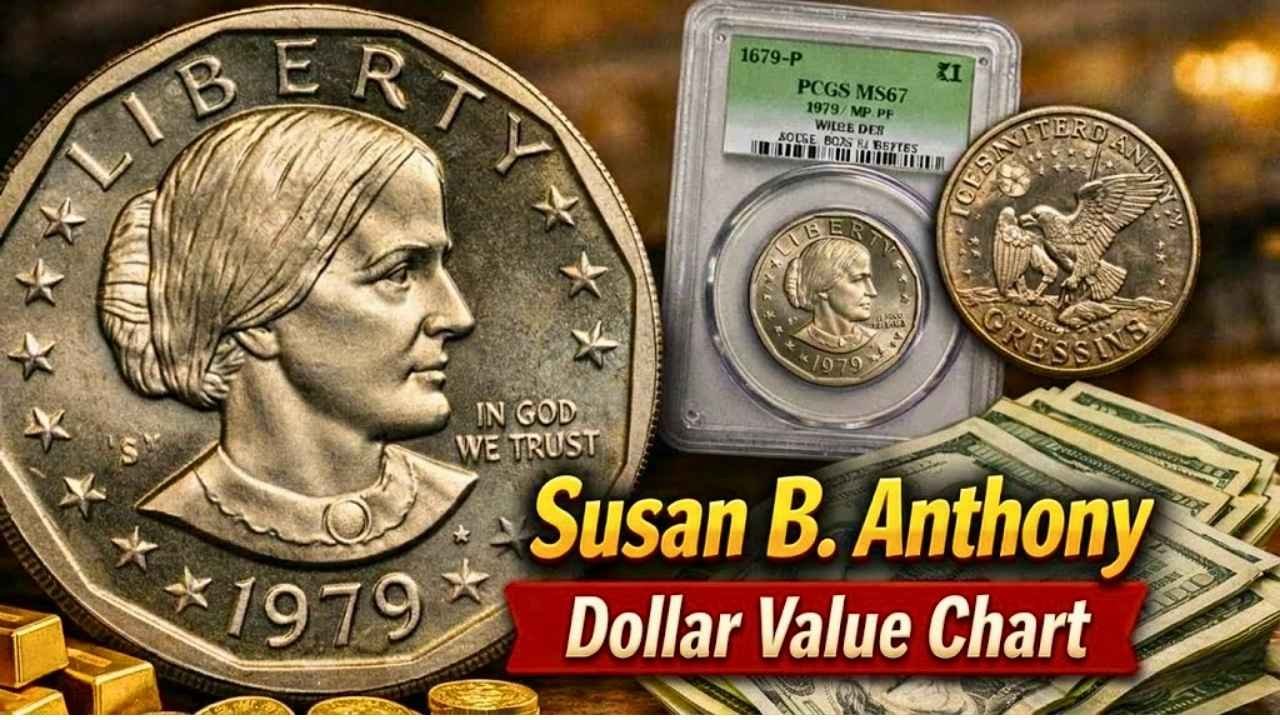 Susan B. Anthony Dollar Value Chart 1979–1981 Discover Rare Coins Worth Over $10,000