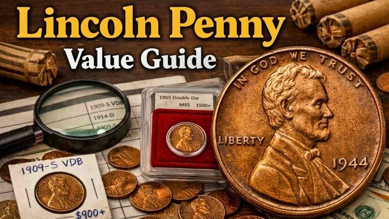 Lincoln Penny Value Guide 2026 Complete Year and Mint Chart for Rare Coins