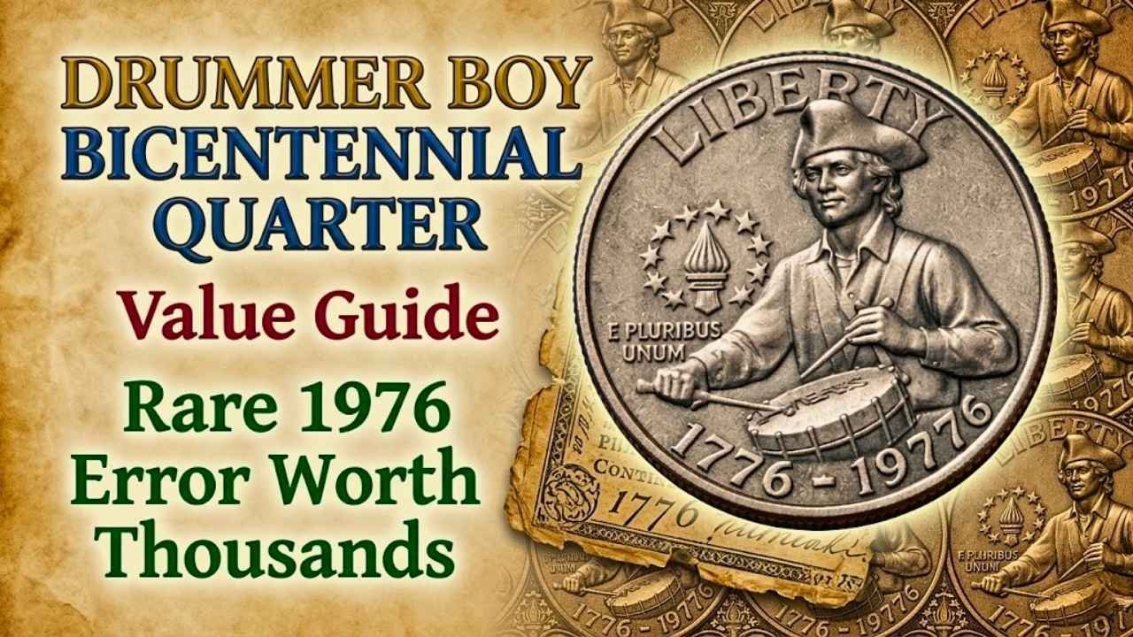 Drummer Boy Bicentennial Quarter Value Rare 1976 Error Worth Thousands