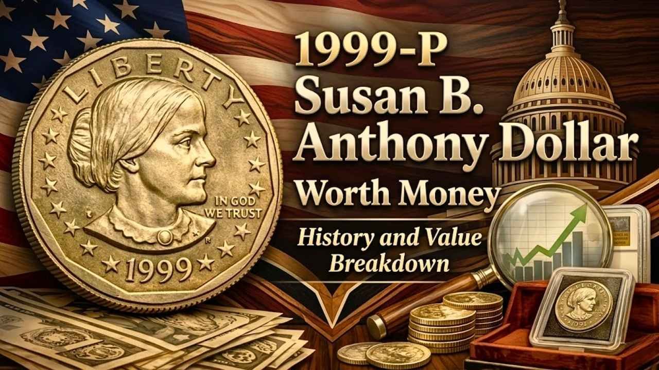 1999-P Susan B. Anthony Dollar Worth Money History and Value Breakdown