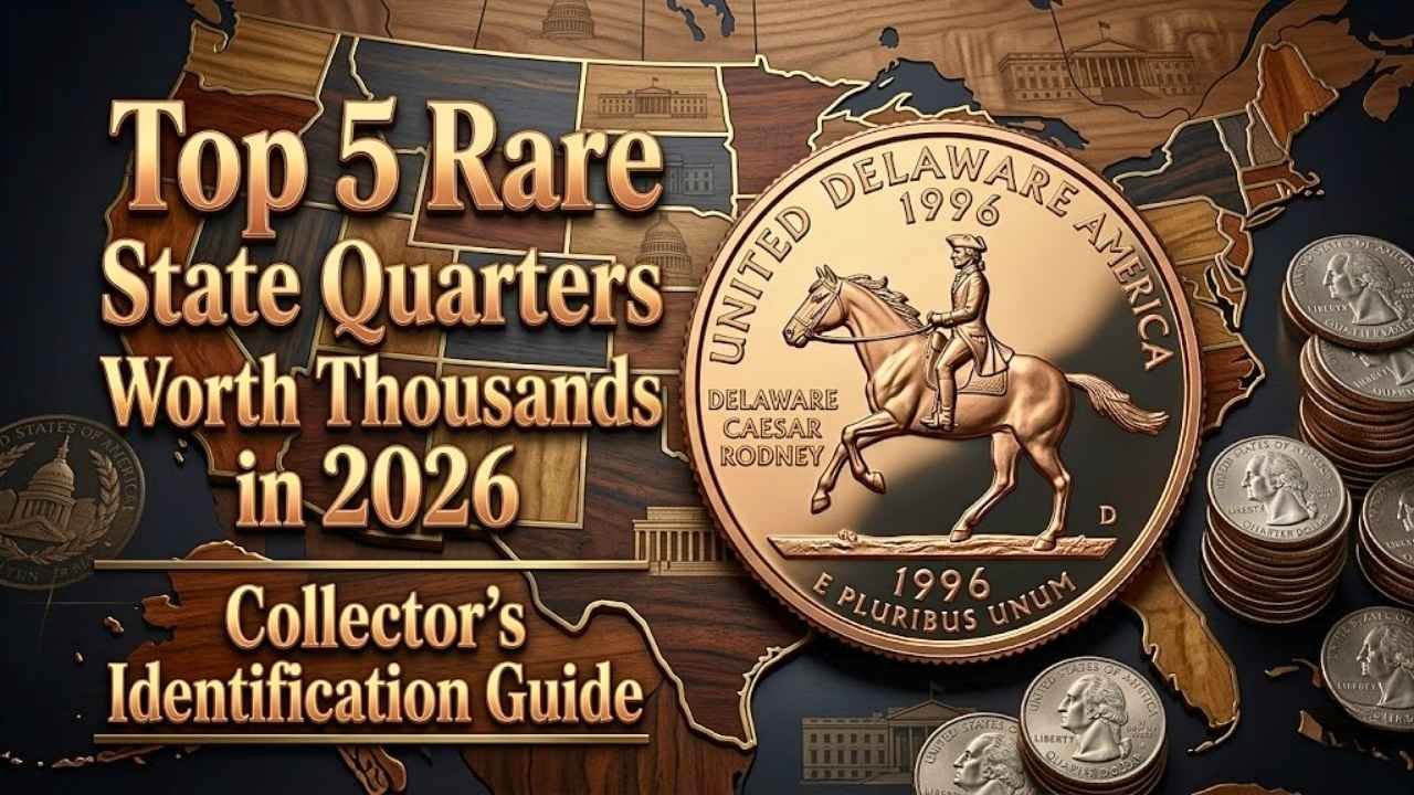 Top 5 Rare State Quarters Worth Thousands in 2026 Collector’s Identification Guide