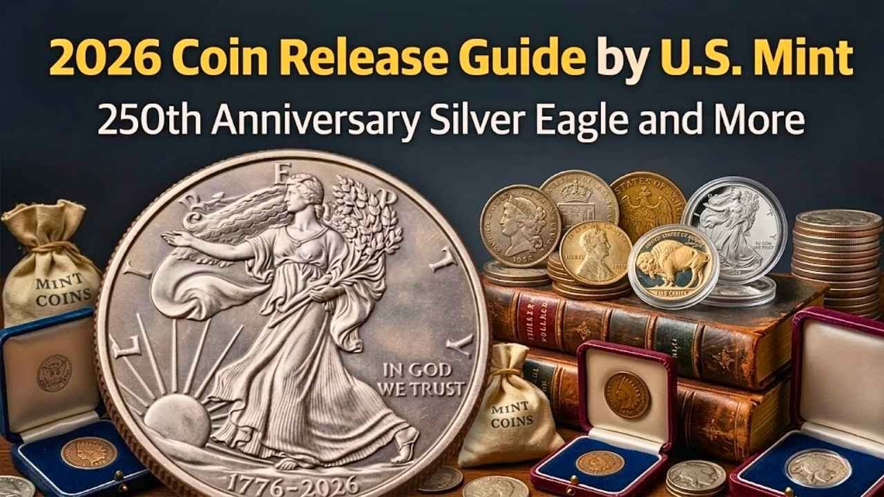 2026 Coin Release Guide by U.S. Mint 250th Anniversary Silver Eagle and More
