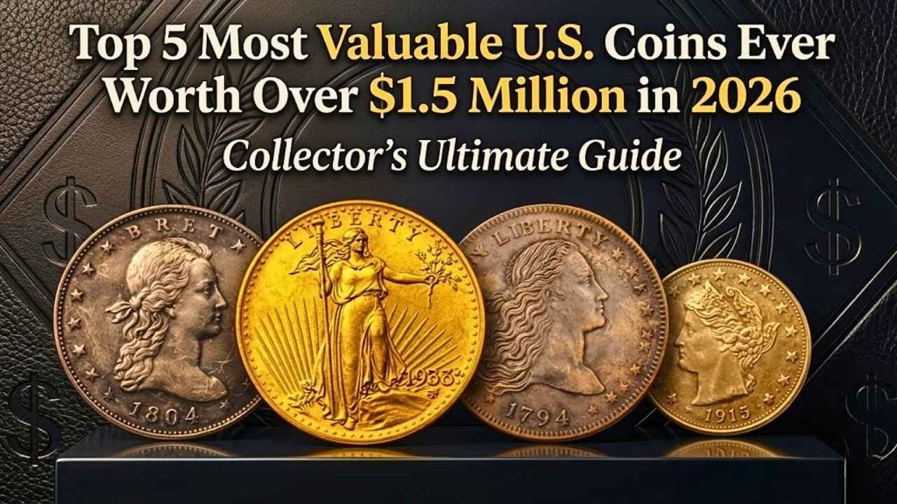 Top 5 Most Valuable U.S. Coins Ever Worth Over $1.5 Million in 2026 Collector’s Ultimate Guide