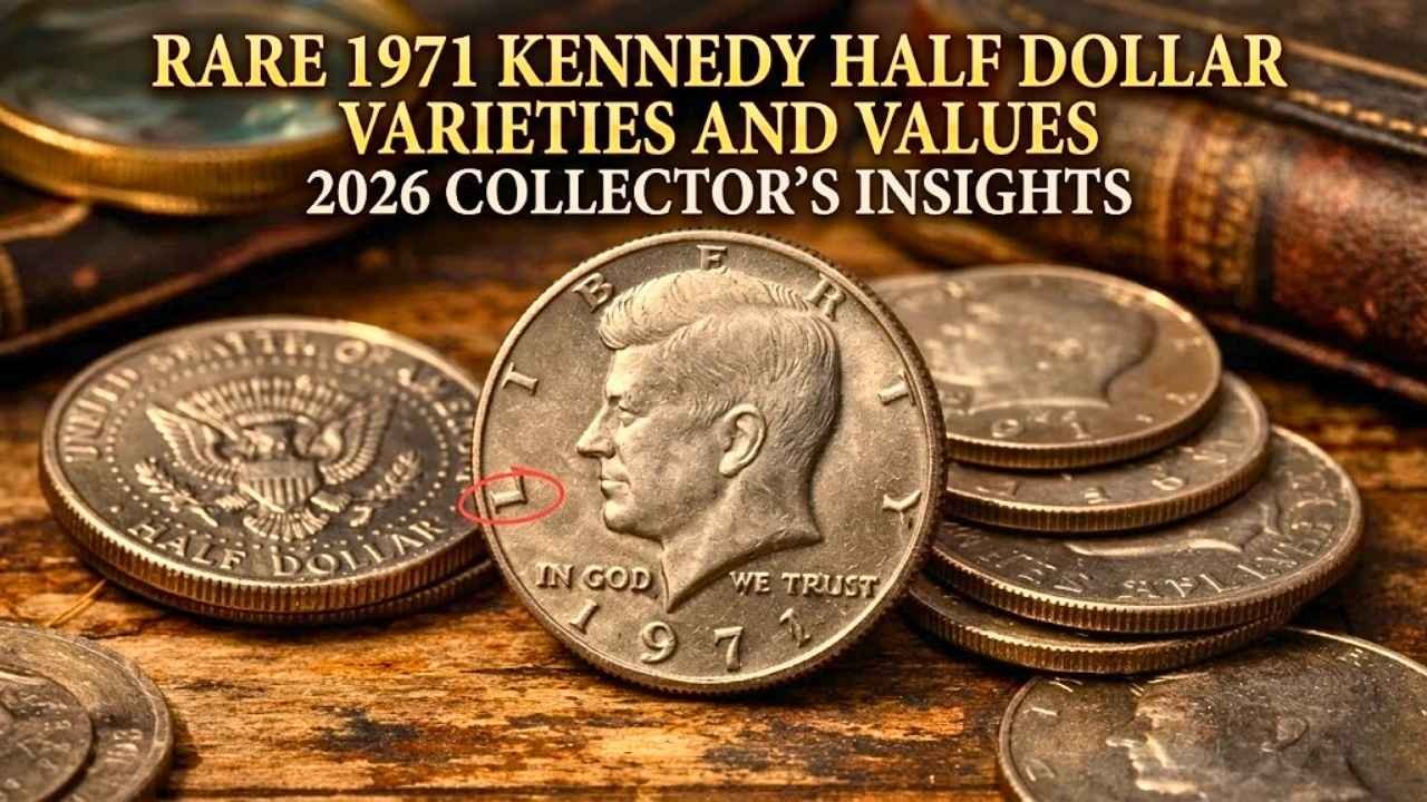 Rare 1971 Kennedy Half Dollar Varieties and Values 2026 Collector’s Insights