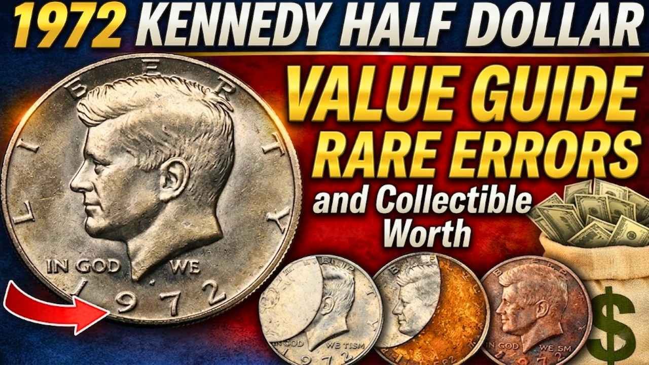1972 Kennedy Half Dollar Value Guide Rare Errors and Collectible Worth