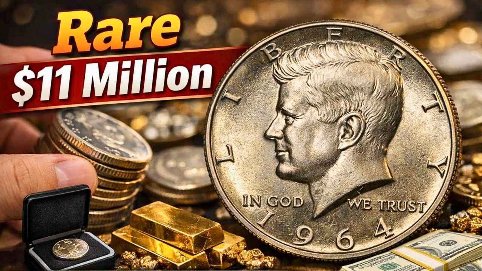 Rare 1964 Kennedy Half Dollar Worth $11 Million in 2026 Collector’s Value Guide